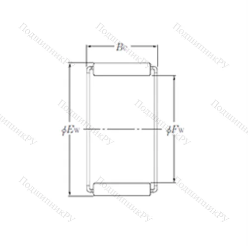 Подшипник игольчатый радиальный PCJ 222820