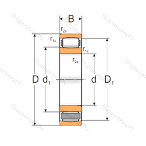 Подшипник роликовый радиальный самоцентрирующийся C 2218M