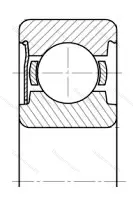 Модификация подшипника В0-60202АШ размер 15x35x11 от производителя  ГПЗ-13