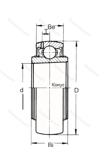 Корпусный подшипник UK 206 в Владивостоке