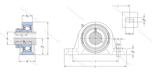 Подшипниковый узел SY 40 FM в Владивостоке