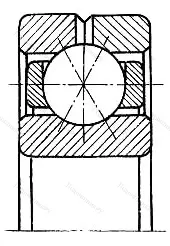Подшипник  116208 (Q 208) размер 40x80x18