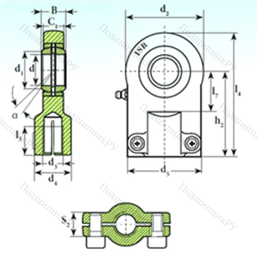 Подшипник скольжения сферический TAPR 708 DO от производителя  ISB