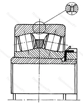 Модификация подшипника 3353734НЛ 