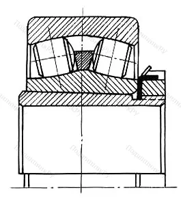 Модификация подшипника 353514 размер 70x140x33/59 от производителя  ГПЗ-11
