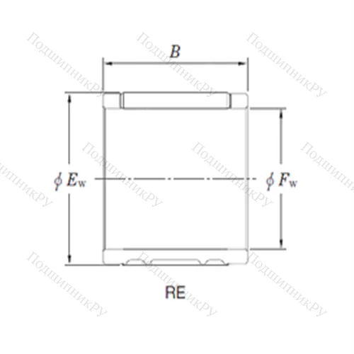 Подшипник игольчатый радиальный RE 101413BL 1-1