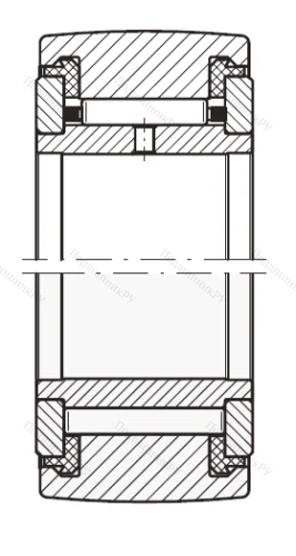 Игольчатый подшипник NATV 8 PP от производителя  INA