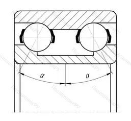 Подшипник 3222B.P 6 размер 110x200x69,8 от производителя  SKF