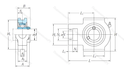 Подшипниковый узел UCT 210 J в Владивостоке
