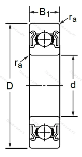 Дюймовый шариковый подшипник RLS 14 (LJ 1-3/4) в Владивостоке