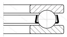 Модификация подшипника 2-8100 размер 10x24x9