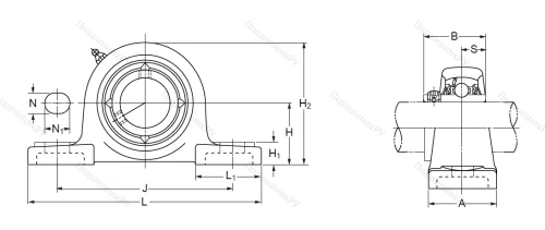Подшипниковый узел UCPX 15 в Владивостоке