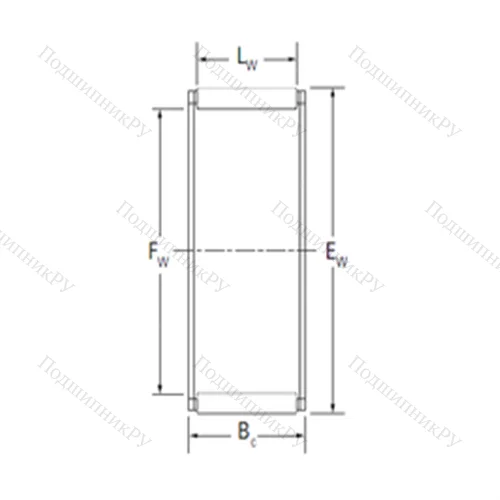Подшипник игольчатый радиальный WK 25X 31X 20BE