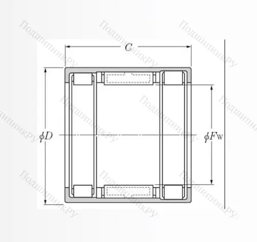 Подшипник обгонной муфты обгонная муфта FCB 25 в Владивостоке
