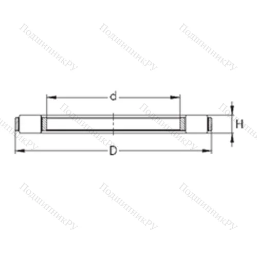 Подшипник роликовый упорный K 81209-TVPB от производителя  NKE