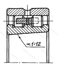 Модификация подшипника 6-21821/670М 