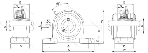 Подшипниковый узел UCP 312 в Владивостоке