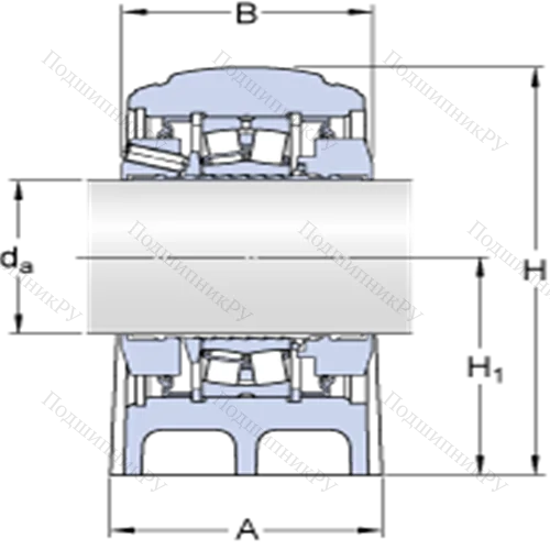 Стационарные роликоподшипниковые узлы (SKF ConCentra, для метрических валов)