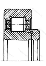 Подшипник  62320 (NJ 320+HJ 320) размер 100x215x60/47 от производителя  ЕПК