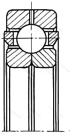 Модификация подшипника 86-176220Р1 размер 100x180x34 от производителя  ГПЗ-3