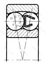Подшипник  1300 (1300) размер 10x35x11