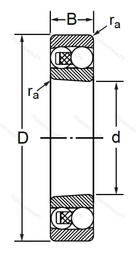 Двухрядный шариковый подшипник 1220 K в Владивостоке
