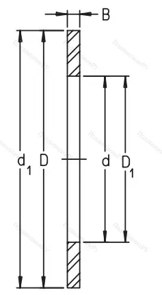 Игольчатый подшипник кольцо упорное LS 1730 от производителя  INA