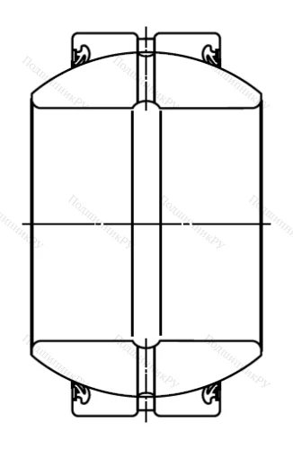 Шарнирный подшипник GE 60 ES 2RS в Владивостоке