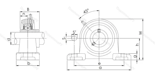 Подшипниковый узел UCP 212 в Владивостоке