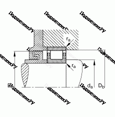 Подшипник N 308-E-TVP 2