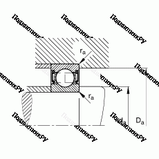 Подшипник 62308-2RSR