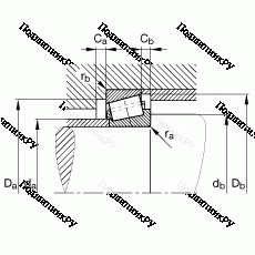 Подшипник 32006-X